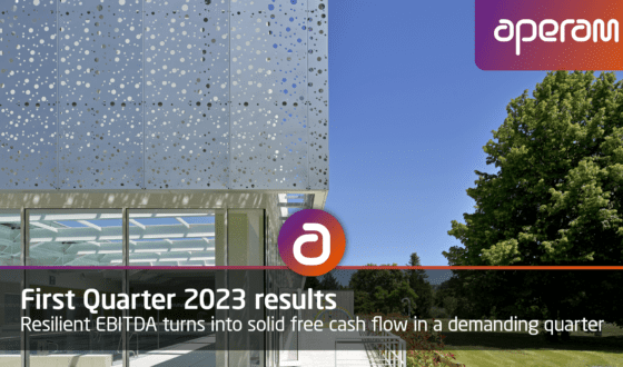 Aperam published its first quarter 2023 results